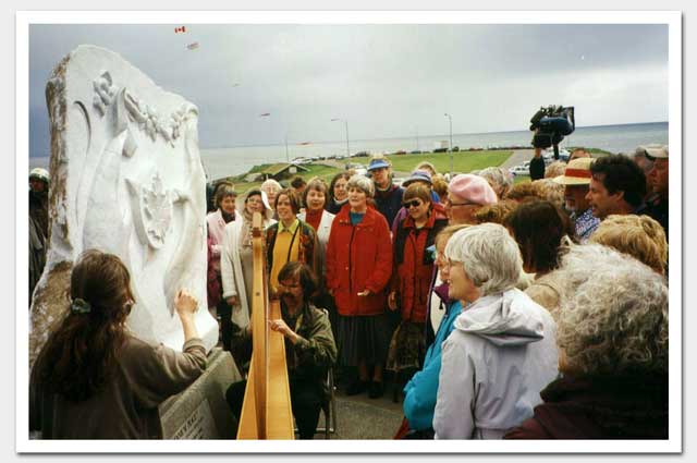 Millennium Peace Touchstone on Clover Point’s original blessing